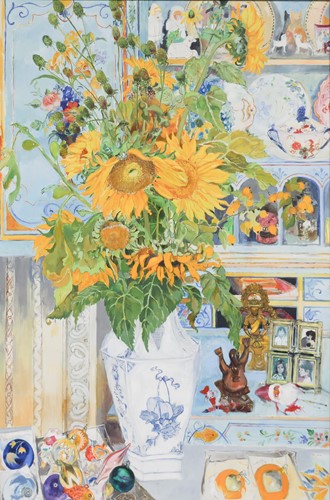 Lot 94 - Christiane Kubrick (German b.1932) Sunflowers...