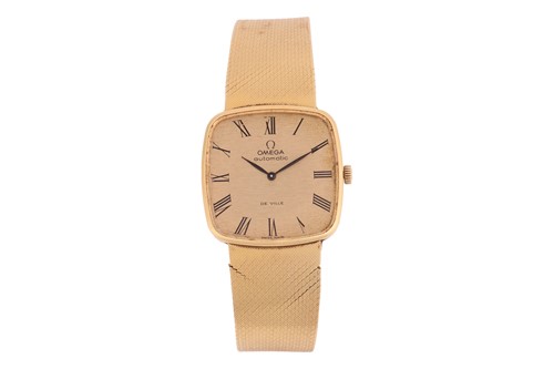 Lot 376 - Omega 18ct Gold De Ville Wristwatch Reference:...