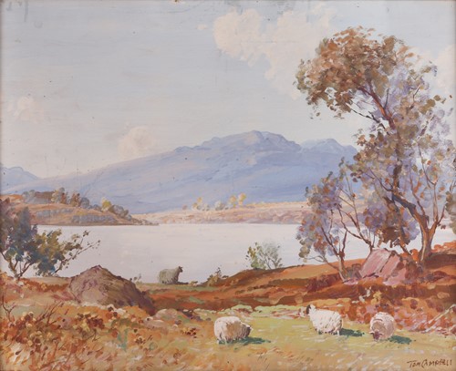 Lot 54 - Tom Campbell (Scottish 1865-1943) Scottish...