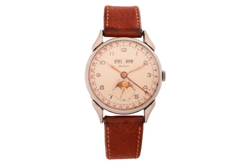 Lot 349 - Doxa Moonphase Wristwatch Serial: 4885050...