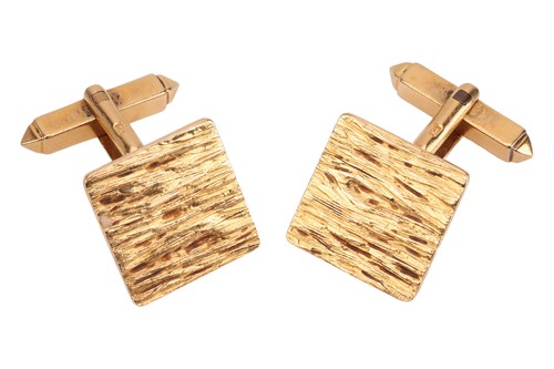 Lot 68 - Kurt Weiss - a pair of cufflinks in 18ct gold,...