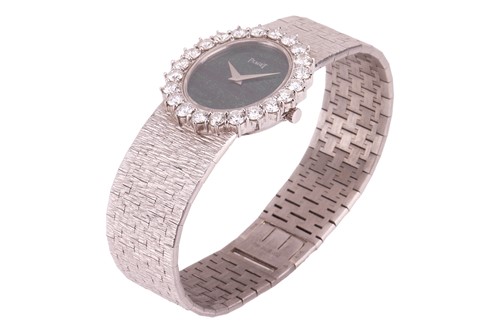 Lot 302 - Piaget An 18ct White Gold Diamond-Set...