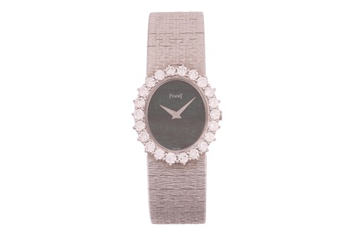 Lot 302 - Piaget An 18ct White Gold Diamond-Set...