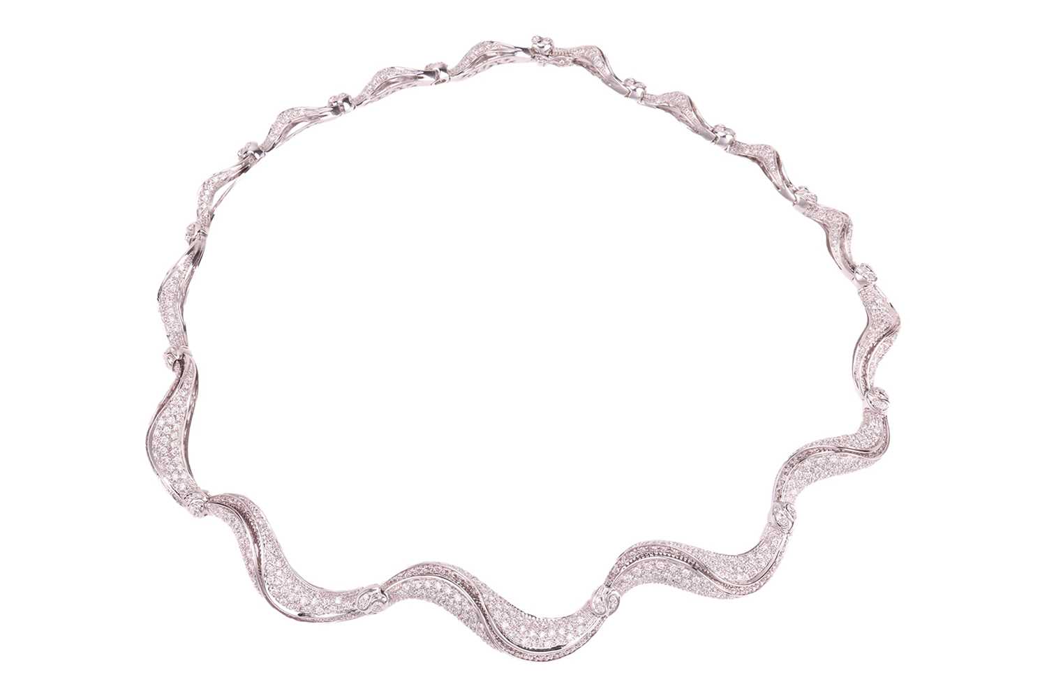 Lot 191 - Damiani - A diamond necklace from the Gemilli...