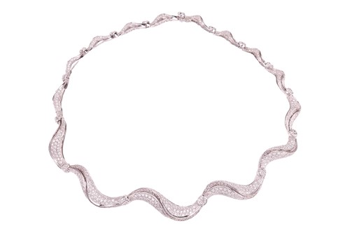 Lot 191 - Damiani - A diamond necklace from the Gemilli...