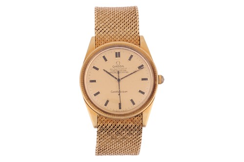 Lot 200 - Omega - An 18ct Yellow Gold Constellation...