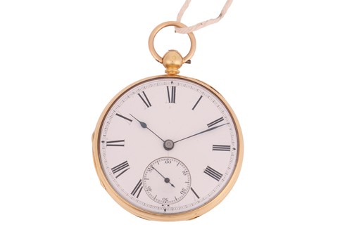 Lot 338 - A Finlay & Field of Glasgow; An 18ct gold open-...