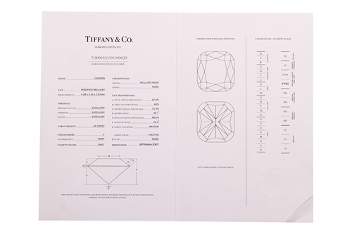 Lot 216 - Tiffany & Co. - a 'Tiffany Soleste' double row...