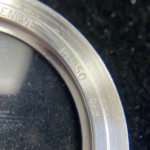 Lot 330 - Patek Philippe Gentleman’s Platinum Calatrava...