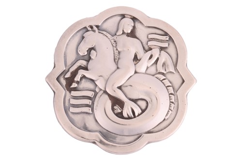 Lot 261 - Georg Jensen – A mermaid brooch designed by...