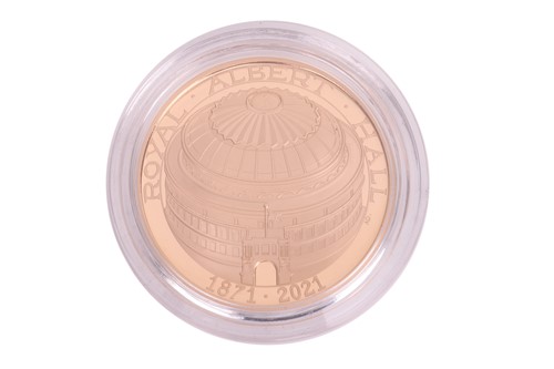 Lot 91 - The Royal Mint; a £5 proof gold coin, 150th...