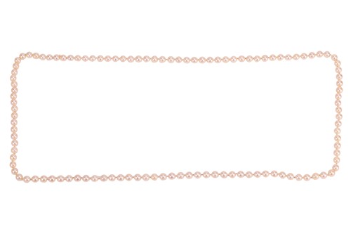 Lot 7 - A single-row cultured pearl necklace,...