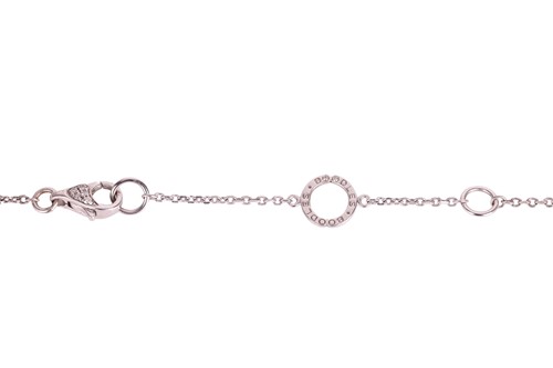 Lot 240 - Boodles - an 18ct white gold diamond-set...