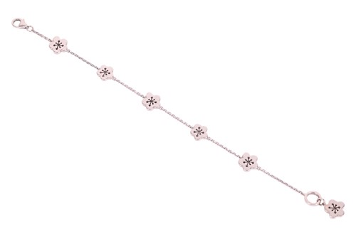 Lot 239 - Boodles - a diamond-set 'Blossom' charm...