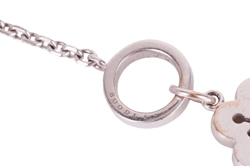Lot 239 - Boodles - a diamond-set 'Blossom' charm...