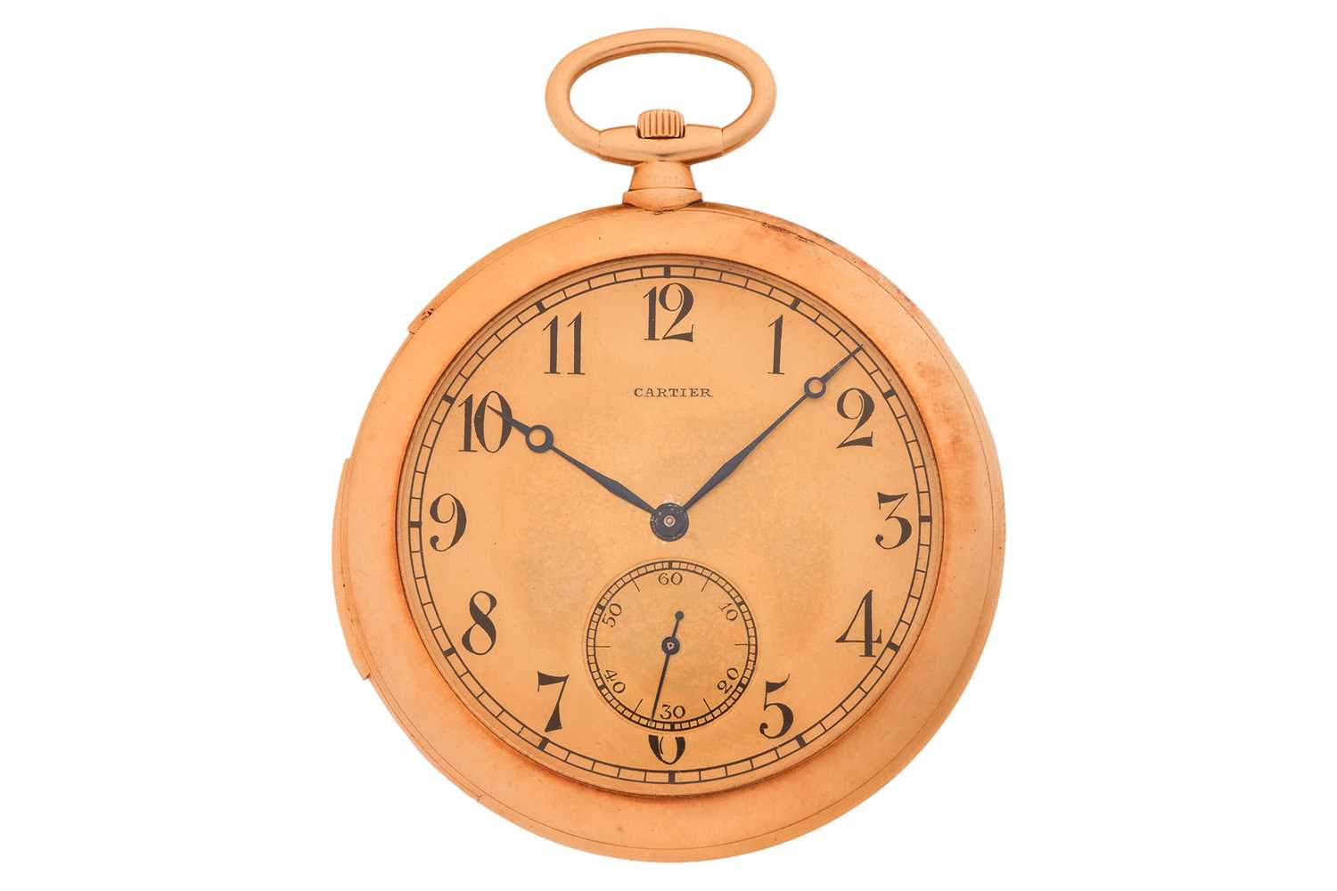 Lot 239 - Cartier - A Rare Montre Couteau Keyless Minute...