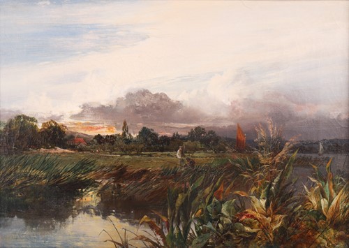 Lot 130 - William S. Rose (British 1810-1873) Evening...