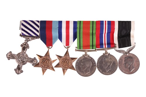 Lot 194 - A WWII DFC Medal Group, awarded to New Zealand...