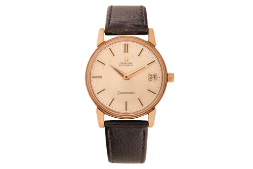 Lot 371 - Omega – A 9ct Yellow Gold Dress Watch...