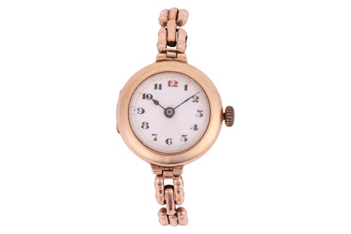 Lot 346 - A 9ct Gold Dress Watch Reference: 66340 Year:...