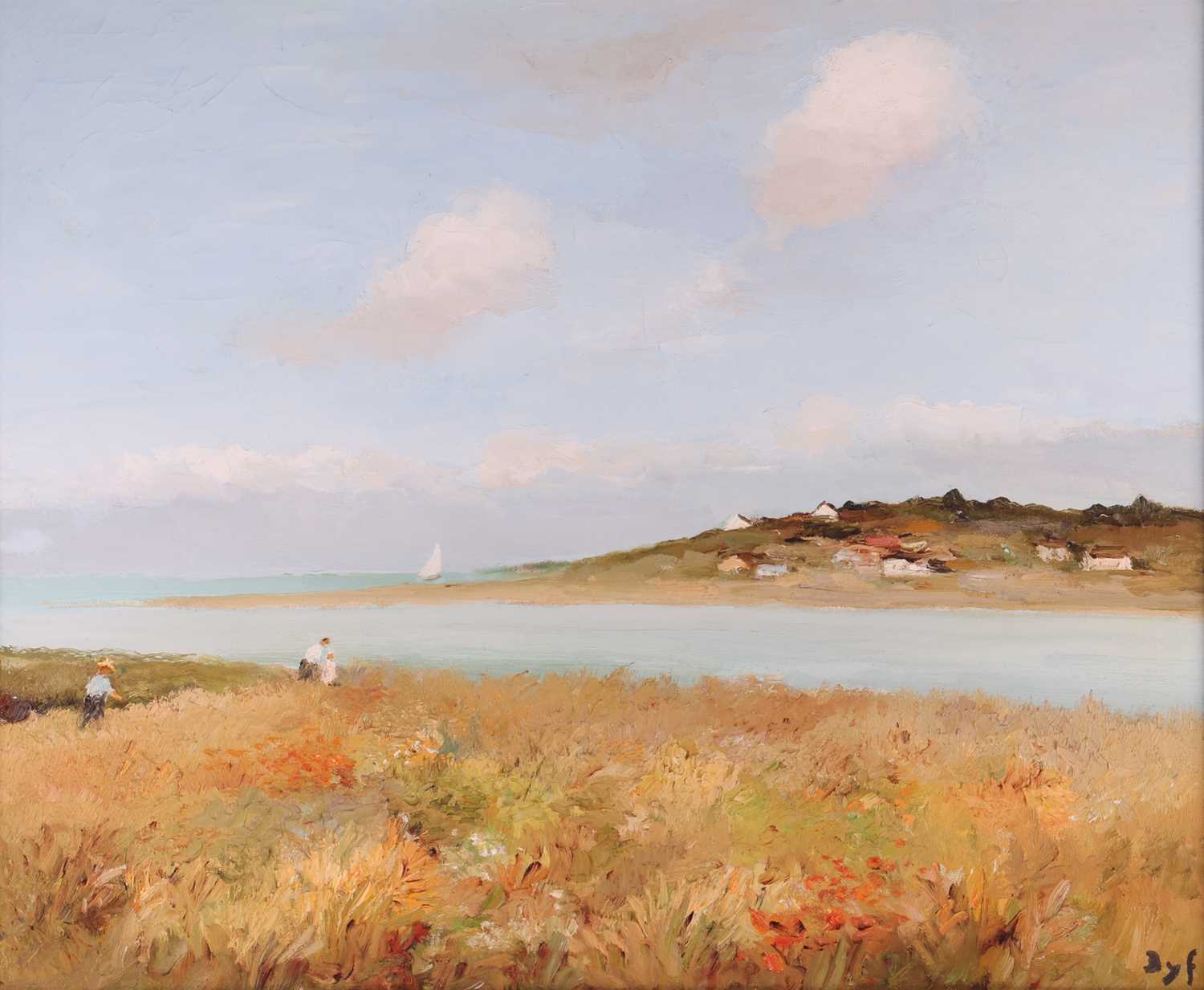 Lot 61 - Marcel Dyf (French 1899-1985) Champ Fleuri au...