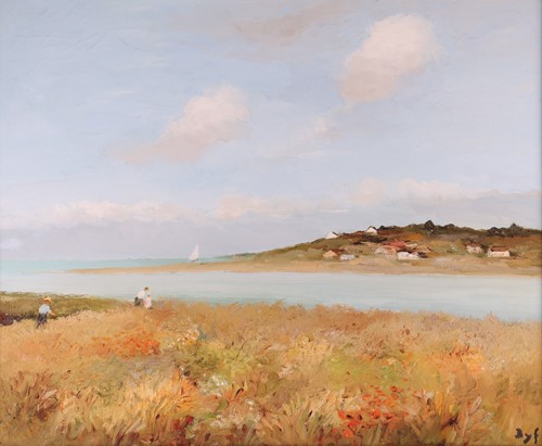 Lot 61 - Marcel Dyf (French 1899-1985) Champ Fleuri au...
