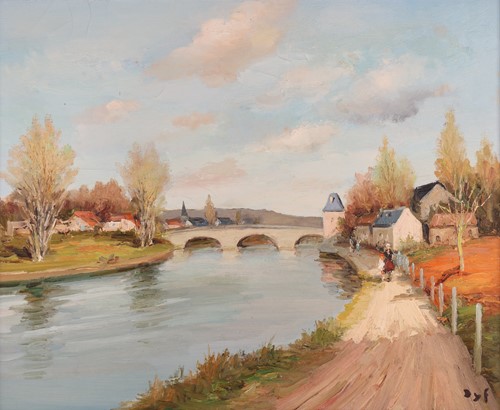 Lot 63 - Marcel Dyf (French 1899-1985) Villeneuve sur...