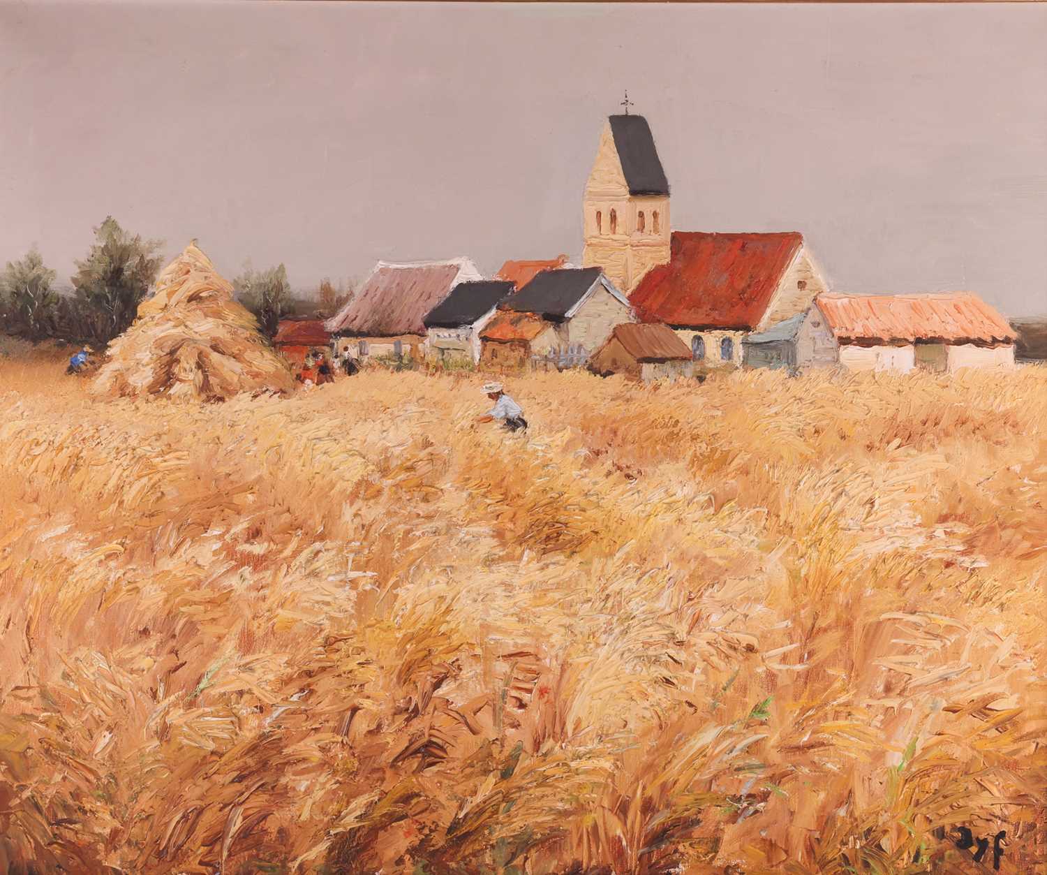 Lot 60 - Marcel Dyf (French 1899-1985) Champ de Blé...