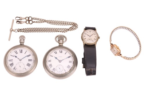 Lot 43 - A group of watches and pocket watches; The...