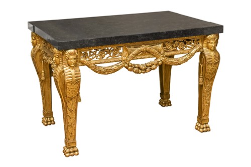 Lot 66 - A fine late 19th-century French giltwood...