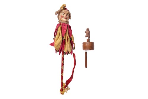Lot 7 - An early 20th century Marotte doll, modelled...