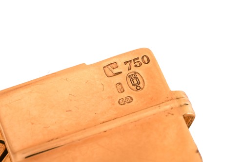 Lot 190 - Chanel - A Lady’s 18ct Gold Matelassé Bracelet...