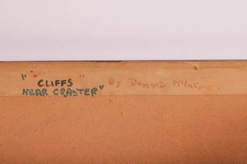 Lot 2 - Donald McIntyre (British 1923-2009) 'Cliffs...