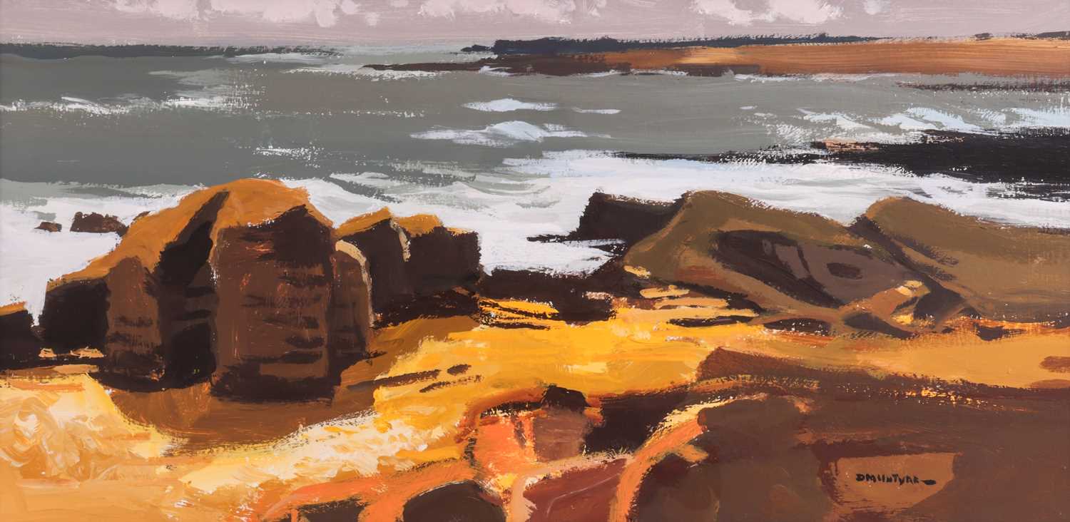 Lot 2 - Donald McIntyre (British 1923-2009) 'Cliffs...