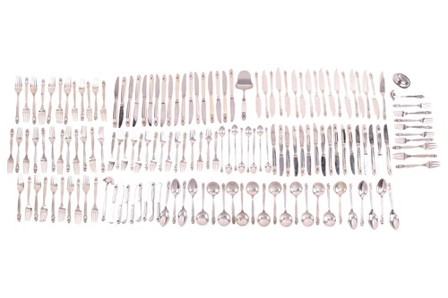 Lot 247 - An extensive part canteen of Georg Jensen...