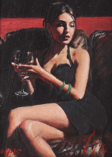 Lot 125 - Fabian Perez (Argentinian b.1967) Tess on...