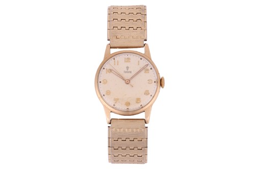 Lot 212 - Tudor – A 9ct Gold Prince Wristwatch Reference:...