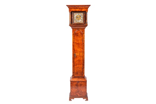 Lot 107 - A late 19th-century burr walnut grandmother...
