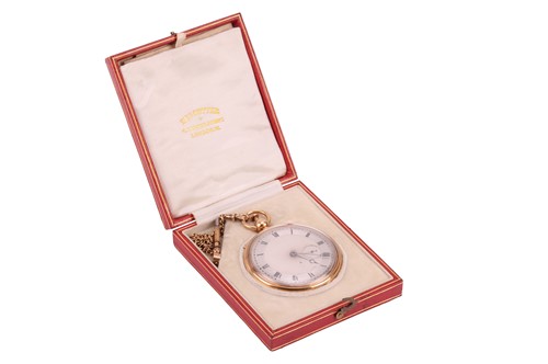 Lot 237 - Breguet – An Open Face Key Wound Pocket Watch...