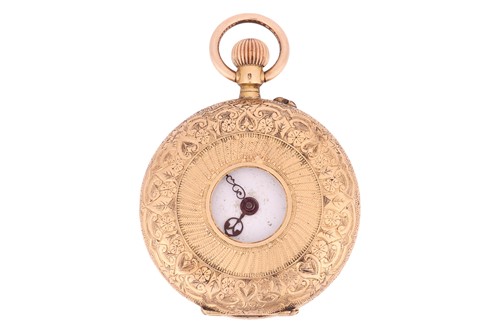 Lot 226 - An ‘18K’ Half Hunter Pocket Watch Serial:...