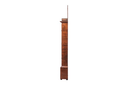 Lot 21 - A William & Mary walnut and marquetry 8-day...