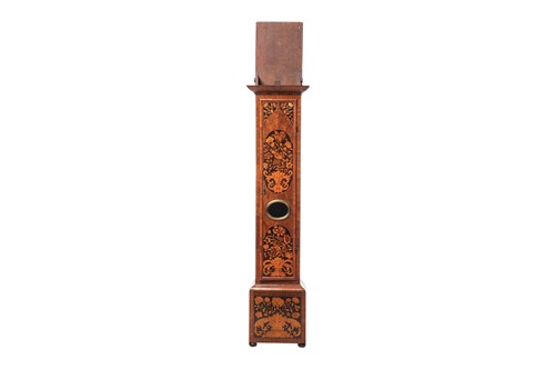 Lot 21 - A William & Mary walnut and marquetry 8-day...