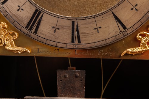 Lot 21 - A William & Mary walnut and marquetry 8-day...