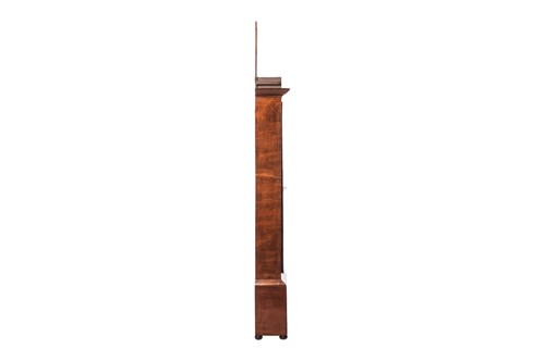 Lot 21 - A William & Mary walnut and marquetry 8-day...