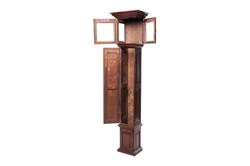 Lot 20 - A late 17th century brass 30-hour lantern...