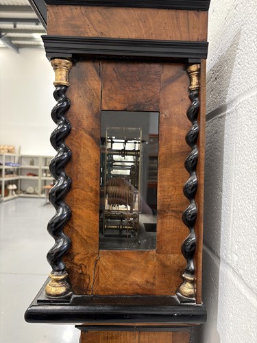 Lot 23 - A late William III olivewood marquetry month...