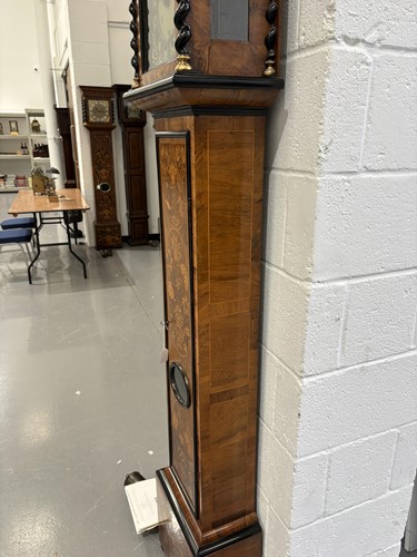 Lot 23 - A late William III olivewood marquetry month...