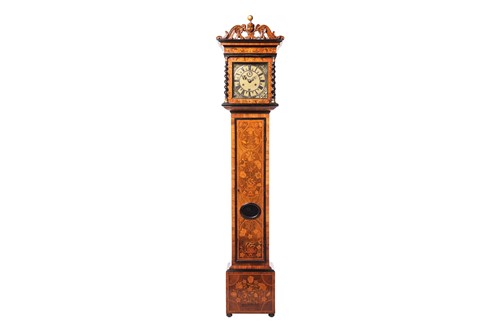 Lot 23 - A late William III olivewood marquetry month...
