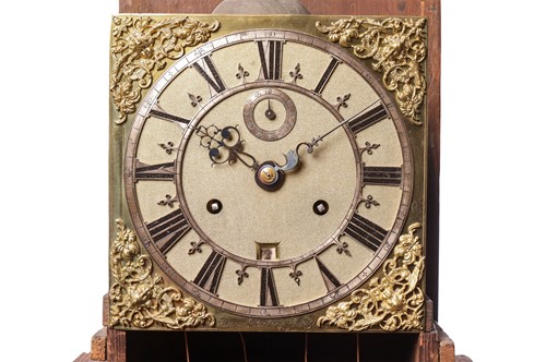 Lot 23 - A late William III olivewood marquetry month...