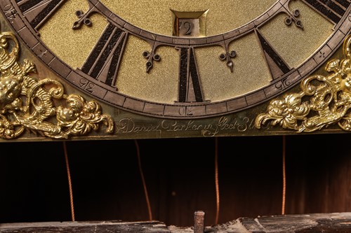 Lot 23 - A late William III olivewood marquetry month...